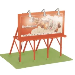 MTH 30-90208 O Budweiser Anheuser Busch Lighted Billboard - Your Source for Gaming Essentials* Trains