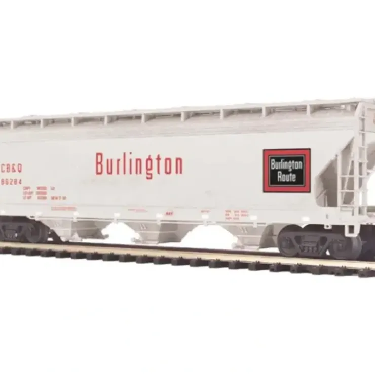 MTH 20-97749 O Burlington 3-Bay Centerflow Hopper #86284 - Your Source for Gaming Essentials* Trains