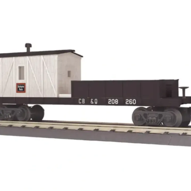 MTH 30-79349 O Burlington Crane Tender Car - Your Source for Gaming Essentials* Trains