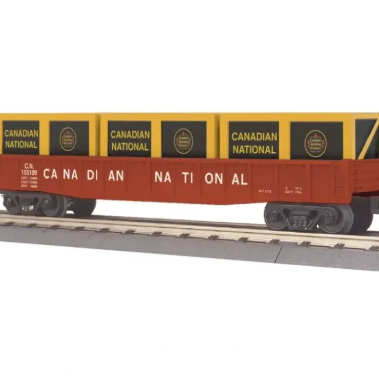 MTH 30-72157 O Canadian National Gondola Car with Crates #155109 - Your Source for Gaming Essentials* Trains