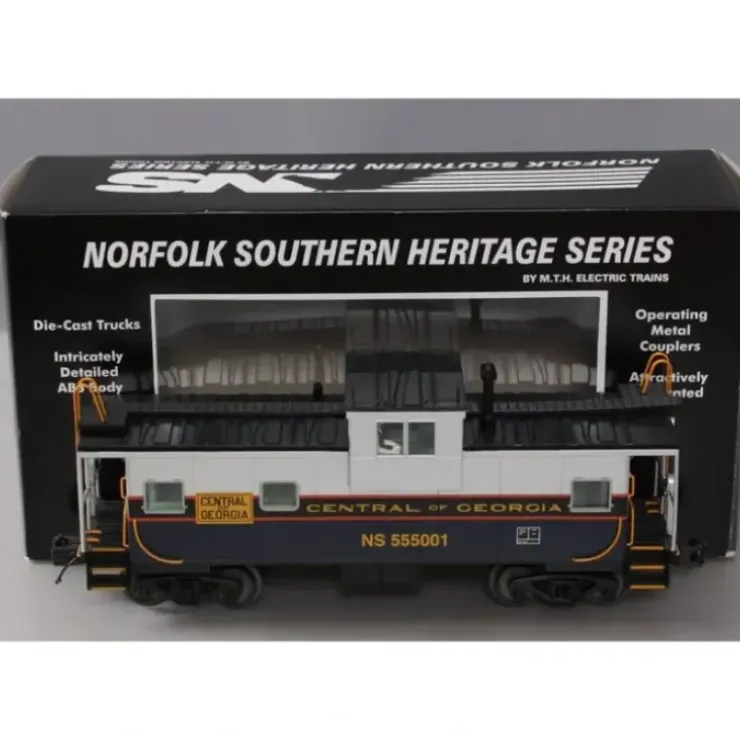 MTH 20-91412 O Central of Georgia Extended Vision Caboose #555001 - Your Source for Gaming Essentials* Trains