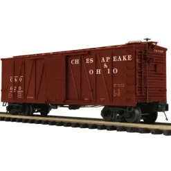 MTH 20-93659 O Chesapeake & Ohio USRA 40' SS 3-Rail Wood Boxcar #620 - Your Source for Gaming Essentials* Trains