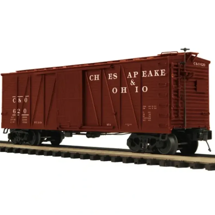 MTH 20-93659 O Chesapeake & Ohio USRA 40' SS 3-Rail Wood Boxcar #620 - Your Source for Gaming Essentials* Trains