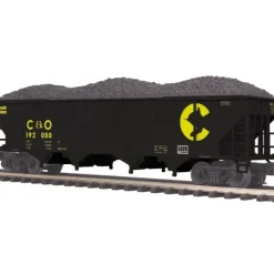 MTH 20-97821 O Chessie 4-Bay Hopper Car with Coal Load #192050 - Your Source for Gaming Essentials* Trains