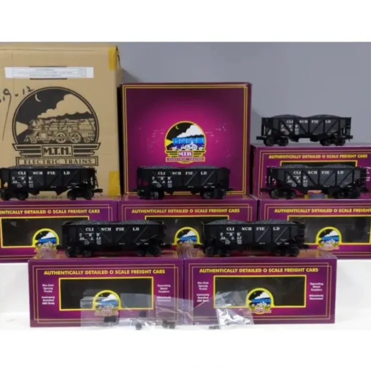 MTH 20-90620 O Clinchfield 34' Composite Hopper Car Set (Set of 6) - Your Source for Gaming Essentials* Trains