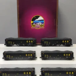 MTH 20-90746 O CSX 4-Bay Hopper Car w/ Coal Load 6-Car Set EX/Box - Your Source for Gaming Essentials* Trains