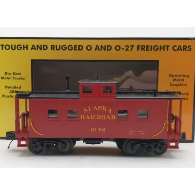 MTH 30-77258 O Gauge Alaska Railroad Steel Caboose #1066 - Your Source for Gaming Essentials* Trains