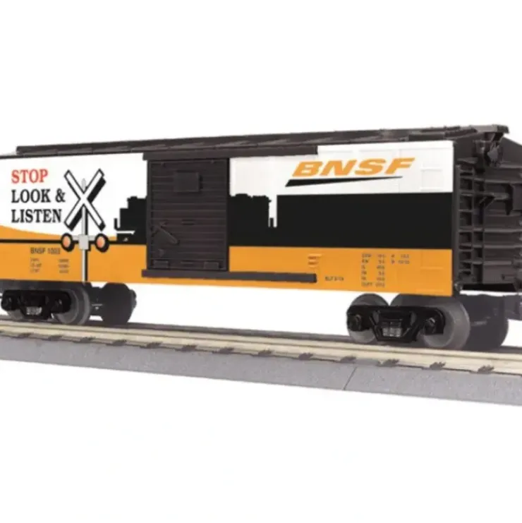 MTH 30-74778 O Gauge BNSF Box Car w/Blinking LEDs - Your Source for Gaming Essentials* Trains