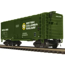 MTH 20-94185 O Gauge British Columbia Railway Reefer Car #822 - Your Source for Gaming Essentials* Trains