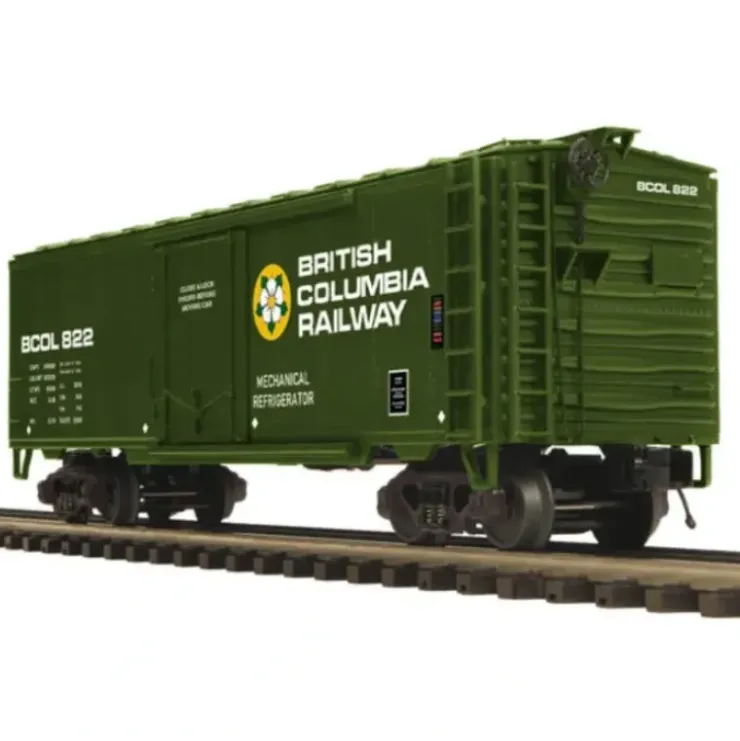 MTH 20-94185 O Gauge British Columbia Railway Reefer Car #822 - Your Source for Gaming Essentials* Trains