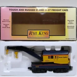 MTH 30-7916 O Gauge Chessie Operating Crane Car #90029 EX/Box - Your Source for Gaming Essentials* Trains