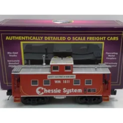 MTH 20-91354 O Gauge Chessie Steel Caboose-Center Cupola #1811 - Your Source for Gaming Essentials* Trains