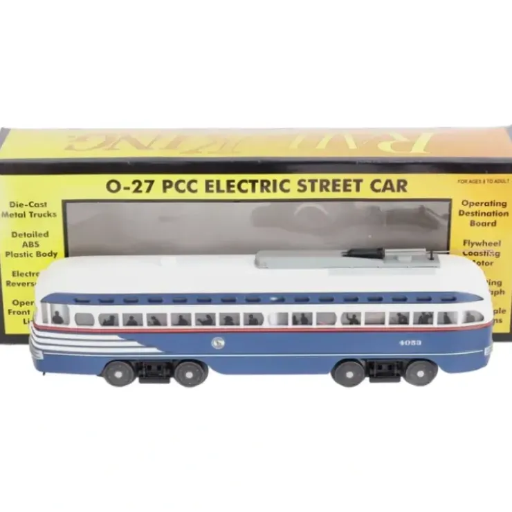 MTH 30-2521-1 O Gauge Chicago PCC Streetcar W/PS2 EX/Box - Your Source for Gaming Essentials* Trains