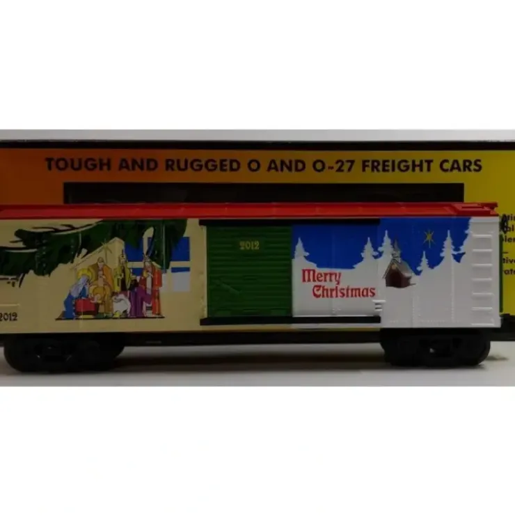 MTH 30-74692 O Gauge 2012 Christmas Box Car - Your Source for Gaming Essentials* Trains