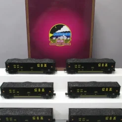 MTH 20-90737 O Gauge CSX Coalporter Hoppers w/ Coal Load 6-Car Set - Your Source for Gaming Essentials* Trains