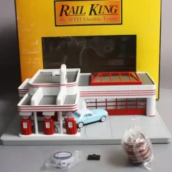 MTH 30-9106 O Gauge Esso Operating Gas Station - Your Source for Gaming Essentials* Trains