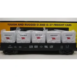 MTH 30-72074 O Gauge Lehigh Valley Gondola Car with Five LCL Containers #33054 - Your Source for Gaming Essentials* Trains