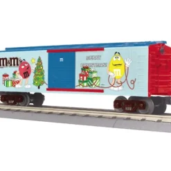 MTH 30-74782 O Gauge M&M's "Merry Christmas!" Box Car - Your Source for Gaming Essentials* Trains
