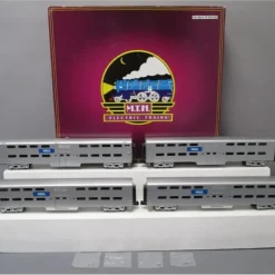 MTH 20-65192 O Gauge Metra Premier Bi-Level Passenger 4-Car Set - Your Source for Gaming Essentials* Trains