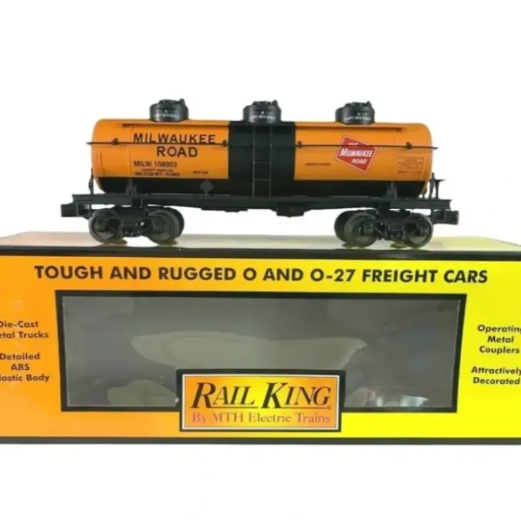 MTH 30-73399 O Gauge Milwaukee Road Triple Dome Tank Car #108003 - Your Source for Gaming Essentials* Trains