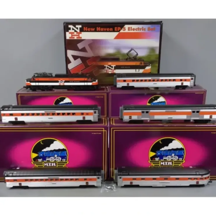 MTH 20-2197-1 O Gauge New Haven EP-5 Electric Passenger Train Set w/PS1 EX/Box - Your Source for Gaming Essentials* Trains