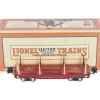 MTH 11-70018 O Gauge No.2811 Maroon Tinplate Flatcar with Stakes - Your Source for Gaming Essentials* Trains