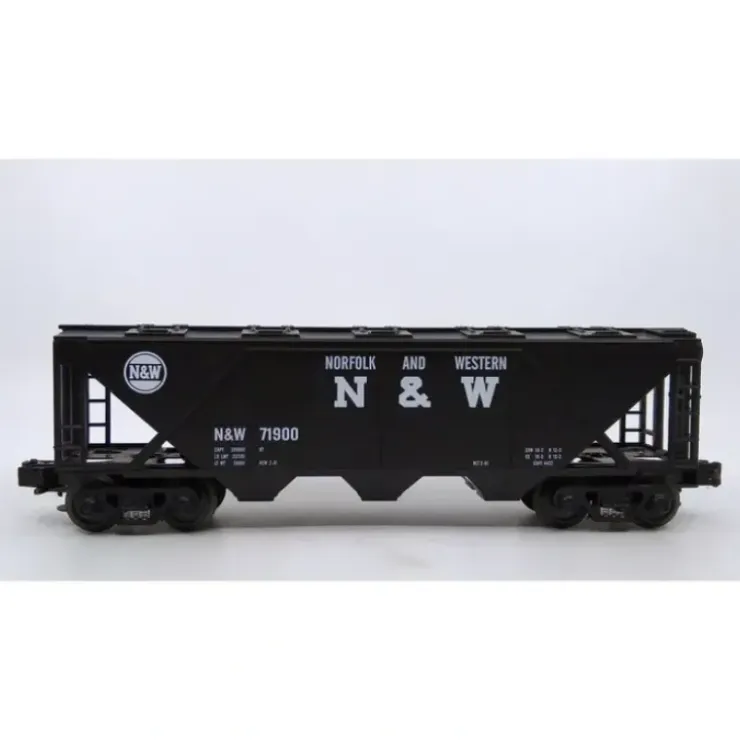 MTH 33-7502 O Gauge Norfolk & Western 3-Bay Covered Hopper #71900 LN - Your Source for Gaming Essentials* Trains