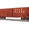 MTH 2093548 O Gauge Rock Island 50' Waffle Boxcar #62682 - Your Source for Gaming Essentials* Trains