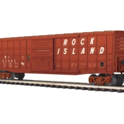 MTH 2093548 O Gauge Rock Island 50' Waffle Boxcar #62682 - Your Source for Gaming Essentials* Trains