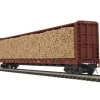 MTH 20-98850 O Gauge Southern Center Beam Flat Car w/ Log Load #118324 - Your Source for Gaming Essentials* Trains