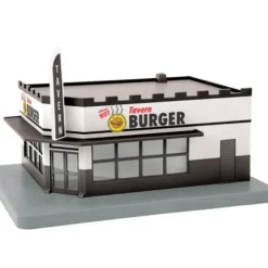 MTH 30-90392 O Gauge Tavern Burger Single Story Corner Store - Your Source for Gaming Essentials* Trains