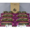 MTH 20-90361 O Gauge TTX 60' Flat Cars w/Abrams M1a Tank Loads 6-Car Set EX/Box - Your Source for Gaming Essentials* Trains