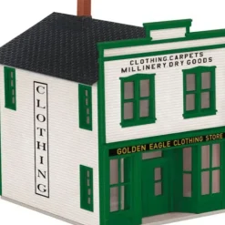 MTH 30-90470 O Golden Eagle Clothing Store 2-Story Store Front Building - Your Source for Gaming Essentials* Trains