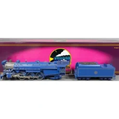 MTH 20-3028-1 O Jersey Central 4-6-2 Blue Comet Steam Locomotive & Tender w/PS1 EX/Box - Your Source for Gaming Essentials* Trains