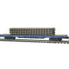 MTH 20-95146 O Long Island 60' Flat Car with 4 ScaleTrax 10" Straights - Your Source for Gaming Essentials* Trains