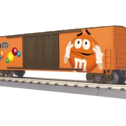 MTH 30-74542 O M&M'S 50' Double Door Plugged Boxcar - Your Source for Gaming Essentials* Trains
