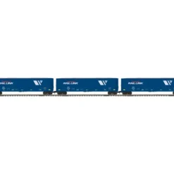 MTH 20-92025 O Montana Rail Link Wood Chip Hopper Car Set (Set of 3) - Your Source for Gaming Essentials* Trains