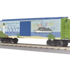 MTH 30-74358 O New Year's 2007 Box Car - Your Source for Gaming Essentials* Trains