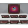MTH 20-90615 O New York Central 2-Bay Offset Hopper Car Set (Set of 6) - Your Source for Gaming Essentials* Trains