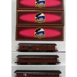 MTH 20-62055 O Norfolk & Wesern 64' Woodsided Passenger Car Set (Set of 3) - Your Source for Gaming Essentials* Trains