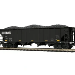 MTH 20-97808 O Norfolk Southern 4-Bay Hopper w/ Coal Load #300305 - Your Source for Gaming Essentials* Trains