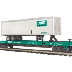 MTH 20-98823 O PC Flat Car w/ 40' Trailer - Your Source for Gaming Essentials* Trains