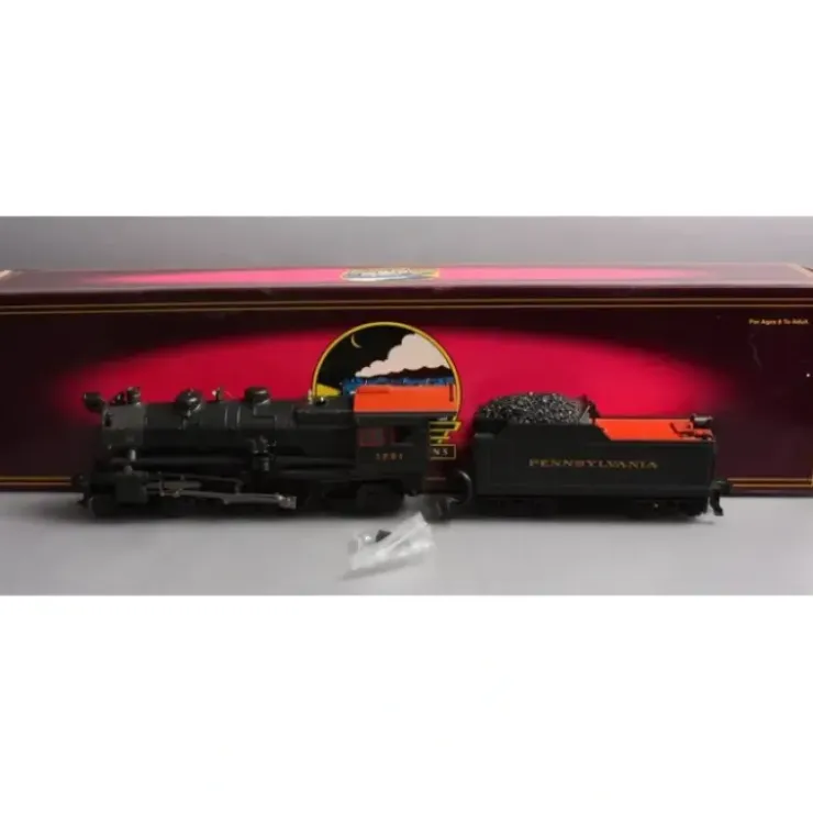 MTH 20-3112-1 O PRR 4-4-2 Atlantic Steam Loco & Tender w/PS2 #1281 LN/Box - Your Source for Gaming Essentials
