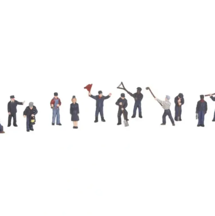 MTH 30-11055 O Railroad Employees Figure Set #3 (Set of 12) - Your Source for Gaming Essentials* Trains