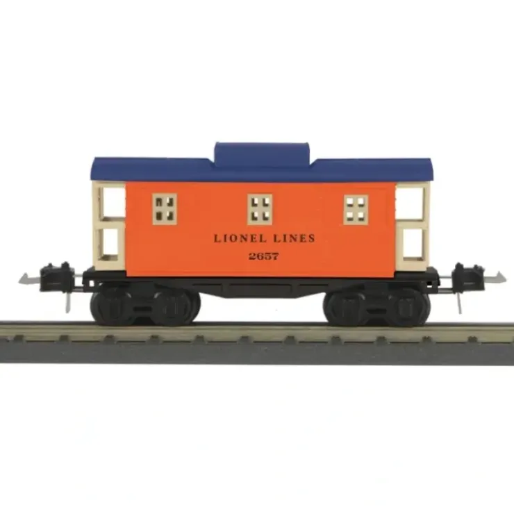 MTH 11-70111 Orange & Blue Tinplate Caboose #2657 - Your Source for Gaming Essentials