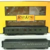 MTH 30-6908 O Santa Fe RailKing 60' Madison Combo/Diner Set (Set of 2) LN/Box - Your Source for Gaming Essentials* Trains