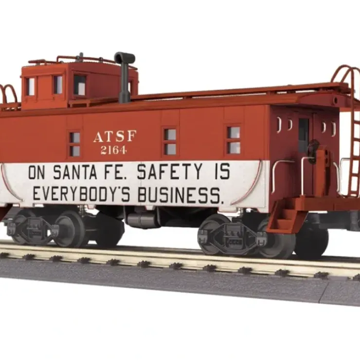 MTH 30-77279 O Santa Fe RailKing Offset-Cupola Steel Caboose Car #2164 - Your Source for Gaming Essentials* Trains