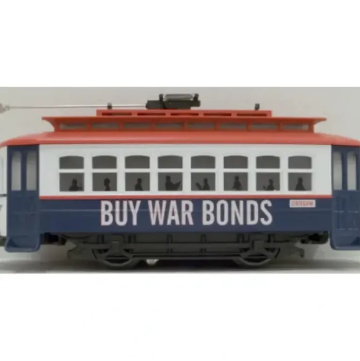MTH 30-2582 O Scale Buy War Bonds Bump-N-Go Trolley - Your Source for Gaming Essentials* Trains