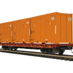 MTH 20-98885 O Scale NS 60' Flatcar w/Trash Containers - Your Source for Gaming Essentials* Trains