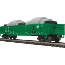 MTH 20-98958 O Scale Penn Central Gondola Car w/Coil Steel Load - Your Source for Gaming Essentials* Trains